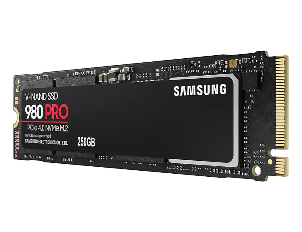 Samsung 250GB NVMe 1.3c M.2 2280 980 PRO (MZ-V8P250BW) SSD
