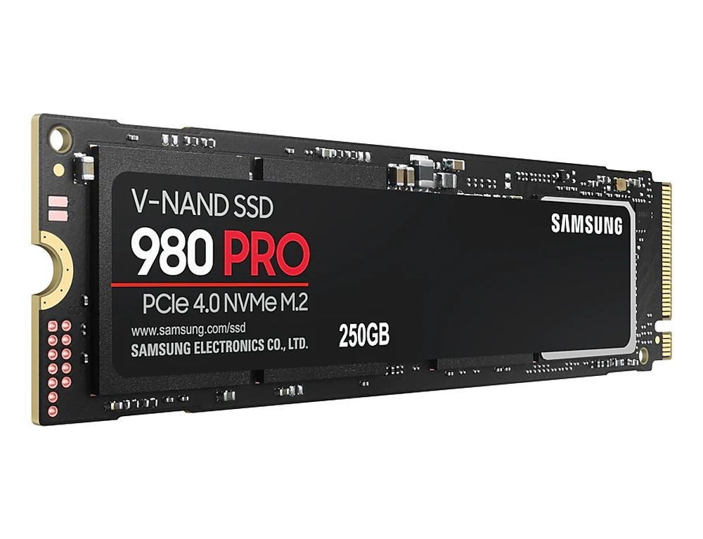 Samsung 250GB NVMe 1.3c M.2 2280 980 PRO (MZ-V8P250BW) SSD