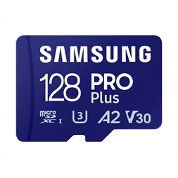 Samsung MicroSDXC kártya - 128GB MB-MD128SB/WW (PRO PLUS kártyaolvasóval, UHS-I, R180/W130, 128GB)