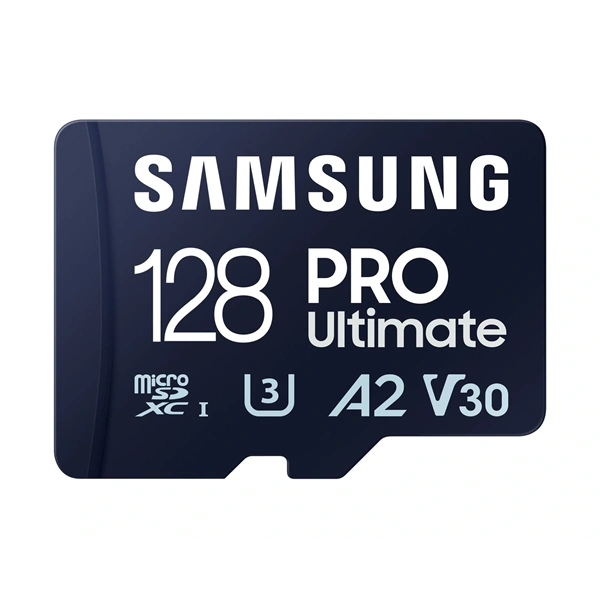 Samsung MicroSD kártya - 128GB MB-MY128SA/WW (PRO Ultimate, Class10, R200/W130, adapter, 128GB)