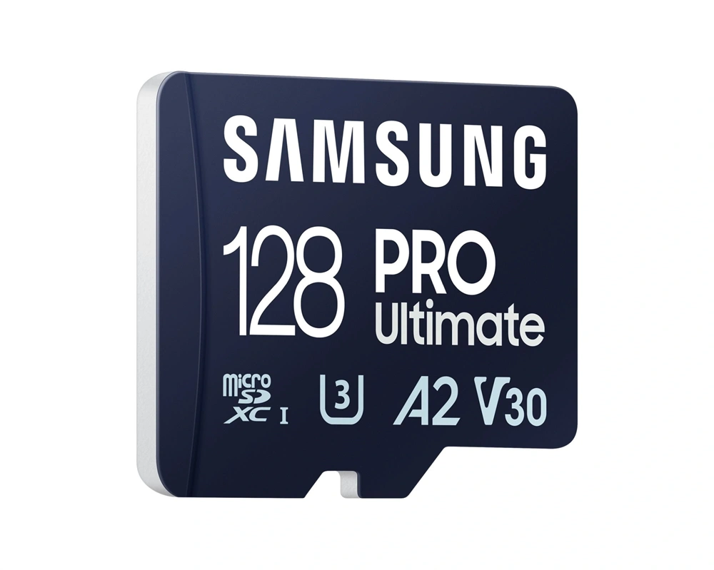Samsung MicroSD kártya - 128GB MB-MY128SA/WW (PRO Ultimate, Class10, R200/W130, adapter, 128GB)