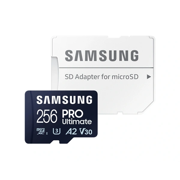 Samsung MicroSD kártya - 256GB MB-MY256SA/WW (PRO Ultimate, Class10, R200/W130, adapter, 256GB)