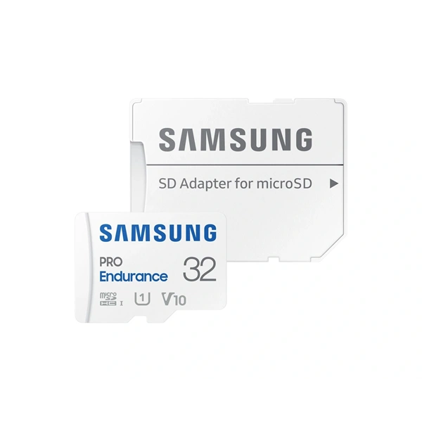 Samsung MicroSD kártya - 32GB MB-MJ32KA/EU (PRO Endurance, Class10, R100/W30, adapter, 32GB)