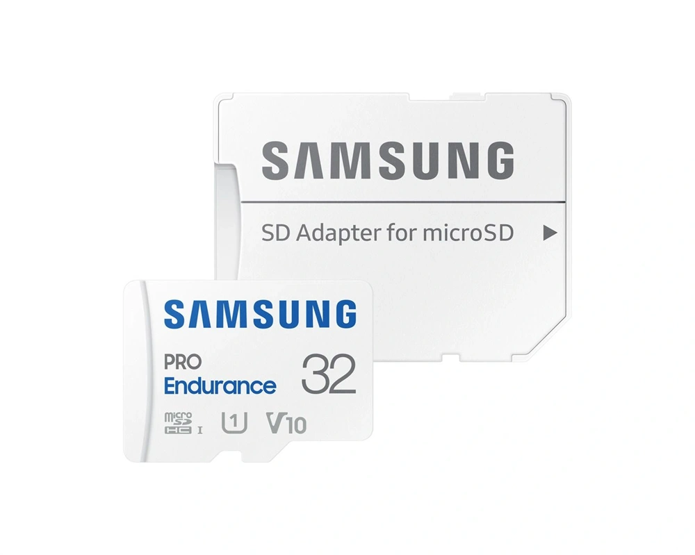 Samsung MicroSD kártya - 32GB MB-MJ32KA/EU (PRO Endurance, Class10, R100/W30, adapter, 32GB)