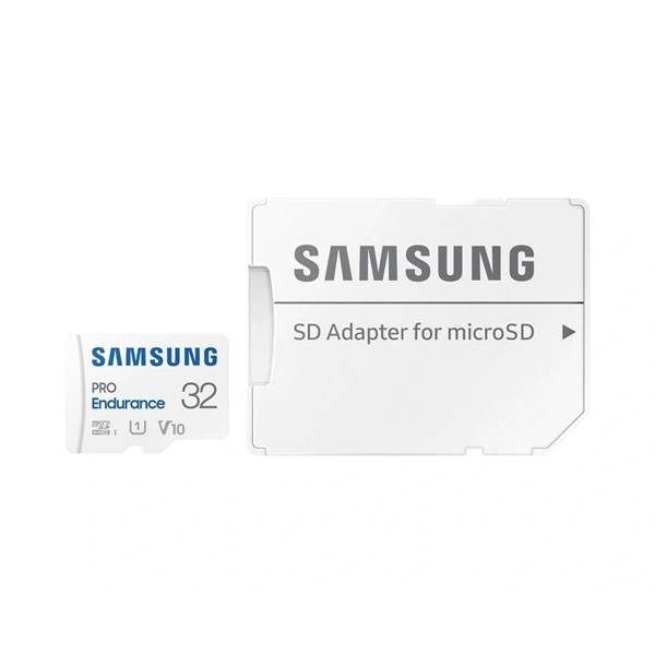 Samsung MicroSD kártya - 32GB MB-MJ32KA/EU (PRO Endurance, Class10, R100/W30, adapter, 32GB)