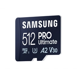Samsung MicroSD kártya - 512GB MB-MY512SA/WW (PRO Ultimate, Class10, R200/W130, adapter, 512GB)