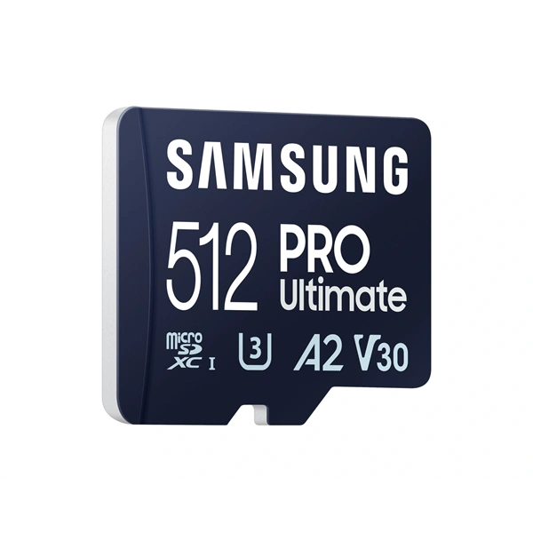 Samsung MicroSD kártya - 512GB MB-MY512SA/WW (PRO Ultimate, Class10, R200/W130, adapter, 512GB)