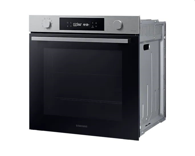 Samsung NV7B41301AS/U3 inox, beépíthető, sütőtér: 76L, grill, légkeverés, pirolitikus, sütő