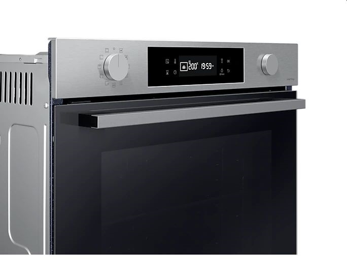 Samsung NV7B41301AS/U3 inox, beépíthető, sütőtér: 76L, grill, légkeverés, pirolitikus, sütő