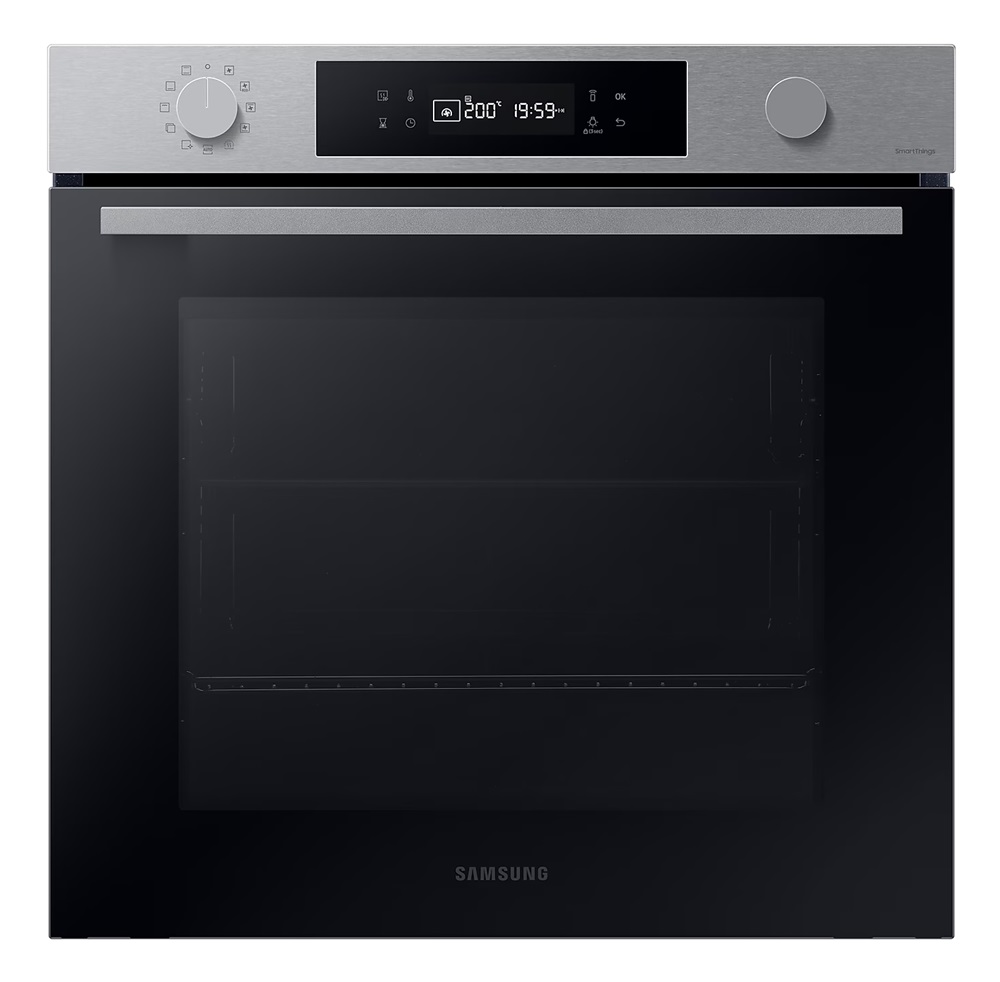 Samsung NV7B41301AS/U3 inox, beépíthető, sütőtér: 76L, grill, légkeverés, pirolitikus, sütő