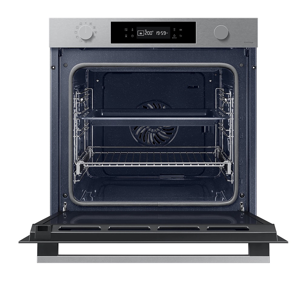 Samsung NV7B41301AS/U3 inox, beépíthető, sütőtér: 76L, grill, légkeverés, pirolitikus, sütő