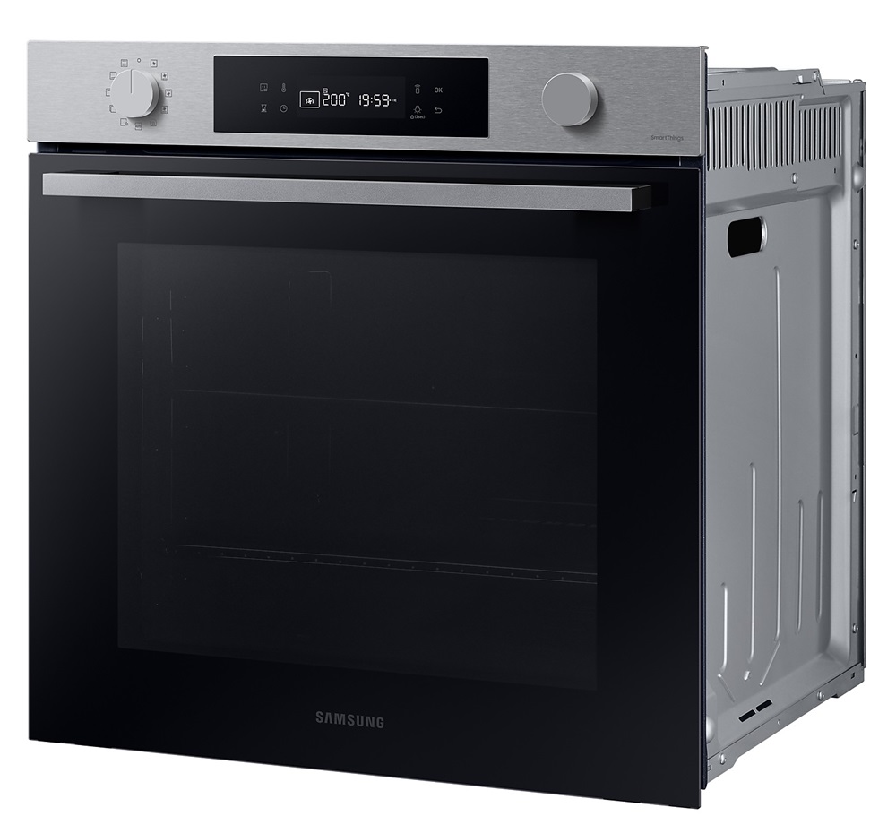 Samsung NV7B41301AS/U3 inox, beépíthető, sütőtér: 76L, grill, légkeverés, pirolitikus, sütő