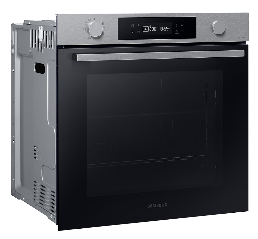 Samsung NV7B41301AS/U3 inox, beépíthető, sütőtér: 76L, grill, légkeverés, pirolitikus, sütő