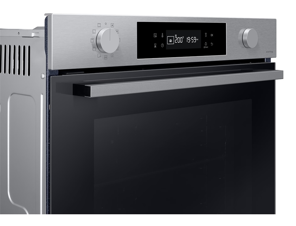 Samsung NV7B41301AS/U3 inox, beépíthető, sütőtér: 76L, grill, légkeverés, pirolitikus, sütő