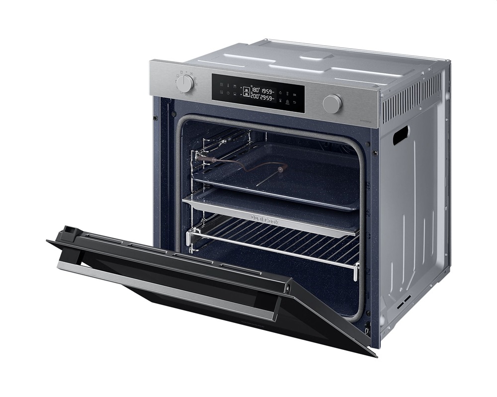 Samsung NV7B4455UAS/U3 ezüst, beépíthető, sütőtér: 76L, grill, légkeverés, sütő