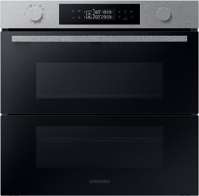Samsung NV7B4535YAS/U3 inox, beépíthető, sütőtér: 76L, grill, légkeverés, pirolitikus, sütő
