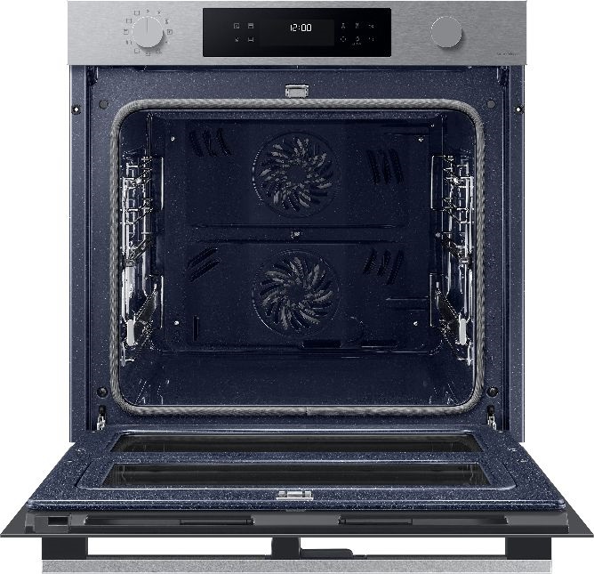 Samsung NV7B4535YAS/U3 inox, beépíthető, sütőtér: 76L, grill, légkeverés, pirolitikus, sütő