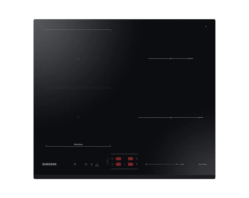 Samsung NZ64B5046GK/U2 fekete, beépíthető, indukciós, főzőzóna: 4, beépíthető méret: 56cm, főzőlap