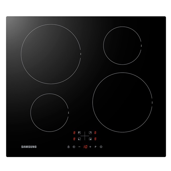 Samsung NZ64F3NM1AB/UR fekete, beépíthető, indukciós, főzőzóna: 4, beépíthető méret: 56cm, főzőlap (Újszerű)