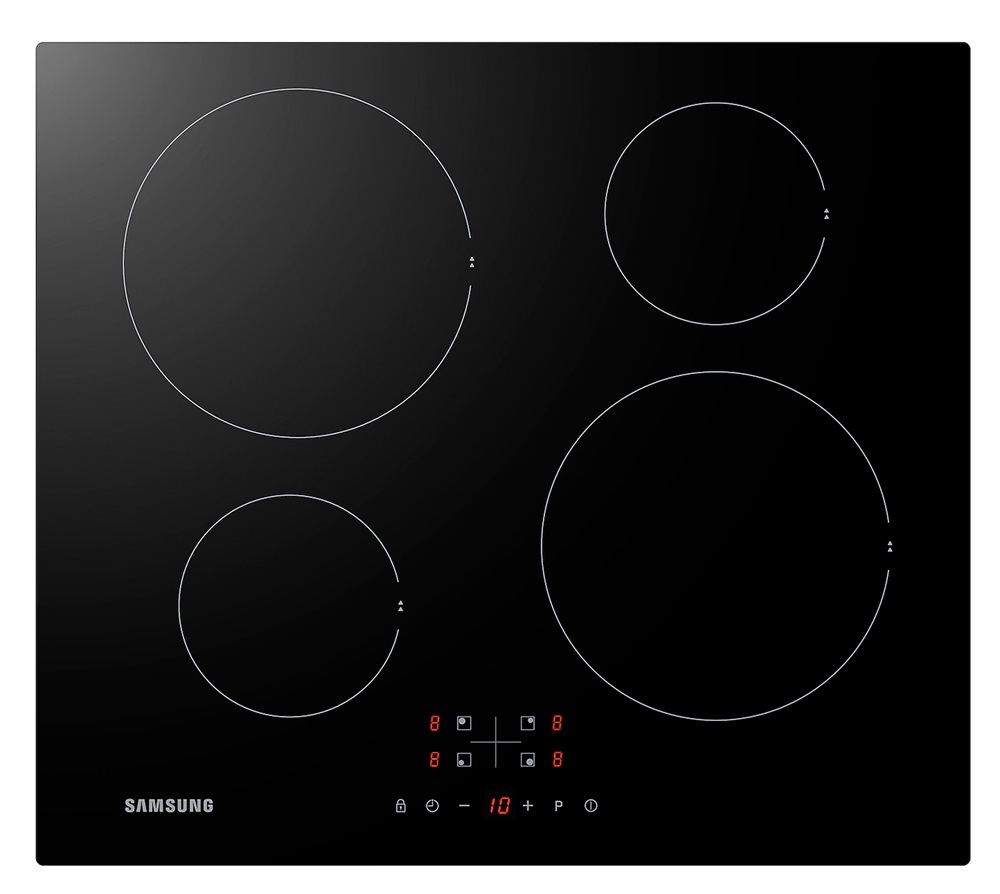 Samsung NZ64F3NM1AB/UR fekete, beépíthető, indukciós, főzőzóna: 4, beépíthető méret: 56cm, főzőlap (Újszerű)