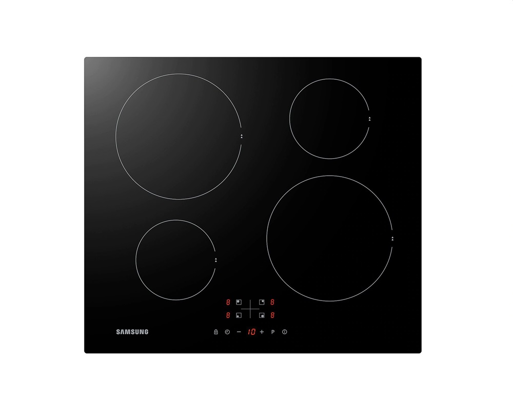 Samsung NZ64F3NM1AB/UR fekete, beépíthető, indukciós, főzőzóna: 4, beépíthető méret: 56cm, főzőlap