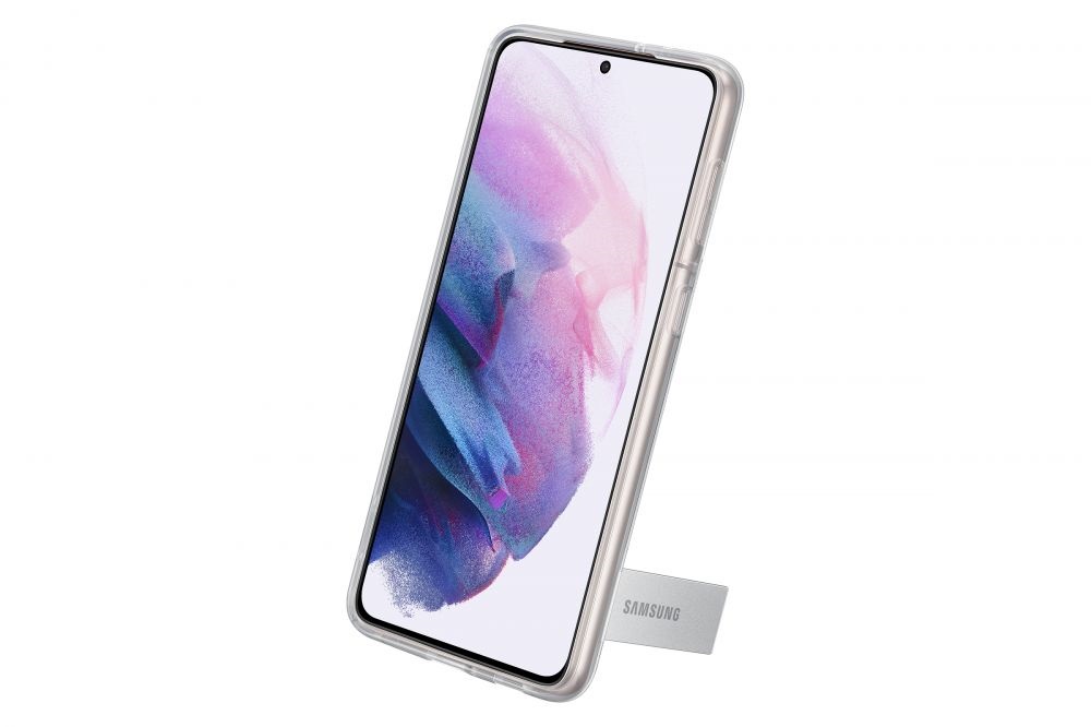 Samsung OSAM-EF-JG996CTEG Galaxy S21 Plus stand cover átlátszó tok