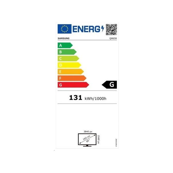 Samsung 65" QMB Quantum Processor 4K UHD VA smart LED LFD kijelző