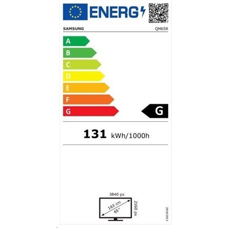 Samsung 65" QMB Quantum Processor 4K UHD VA smart LED LFD kijelző