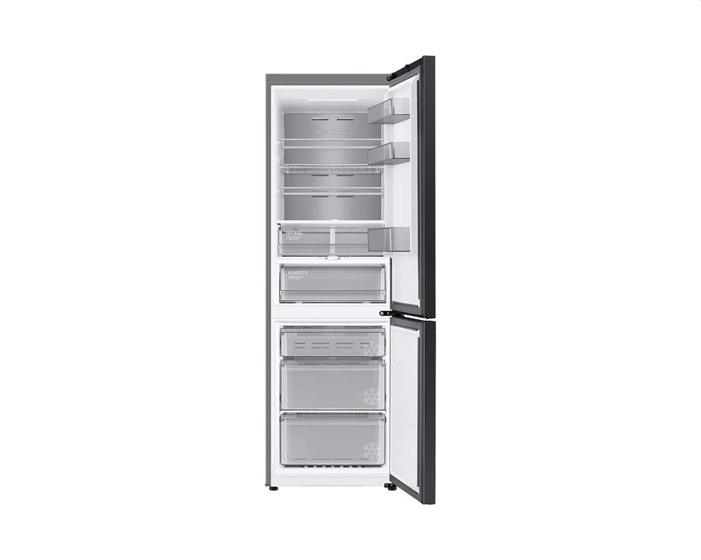 Samsung RB34A7B5D22/EF fekete, alulfagyasztós, Hűtő:230L, Fagyasztó:114L, hűtőszekrény