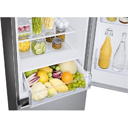 Samsung RB34C600ESA/EF fémes grafit, alulfagyasztós, Hűtő:230L, Fagyasztó:114L, No frost hűtőszekrény (Újszerű)