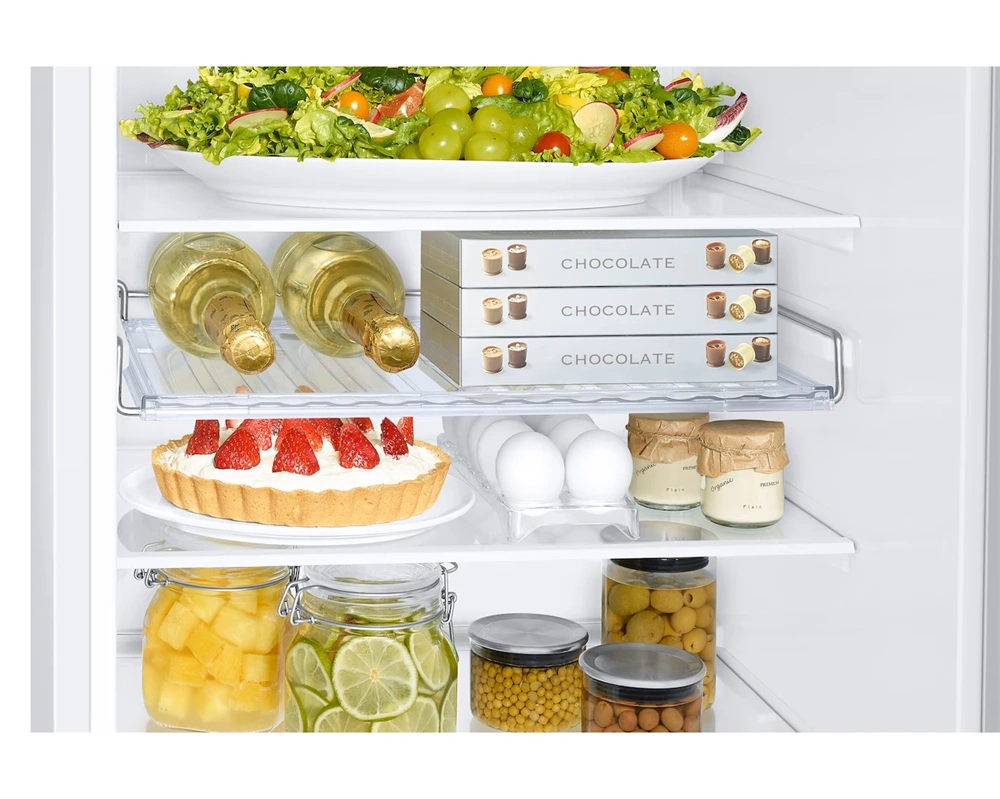 Samsung RB34C602EWW/EF fehér, alulfagyasztós, Hűtő:230L, Fagyasztó:114L, No frost hűtőszekrény (Újszerű)