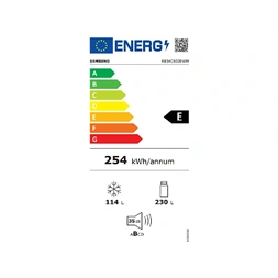 Samsung RB34C602EWW/EF fehér, alulfagyasztós, Hűtő:230L, Fagyasztó:114L, No frost hűtőszekrény (Újszerű)