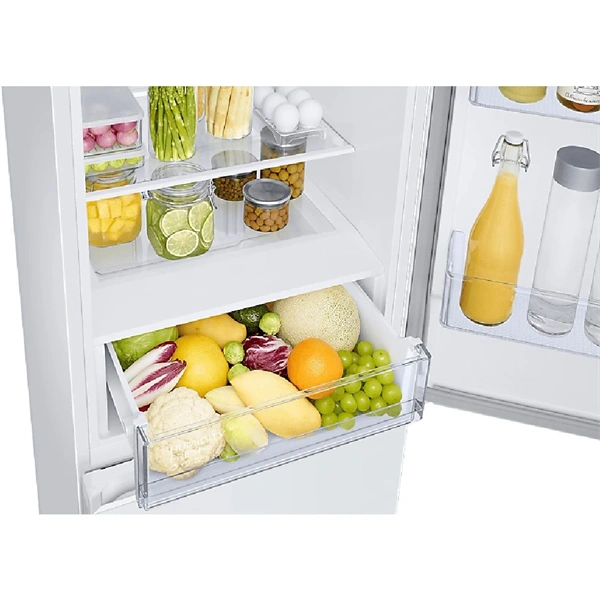 Samsung RB34C602EWW/EF fehér, alulfagyasztós, Hűtő:230L, Fagyasztó:114L, No frost hűtőszekrény (Újszerű)