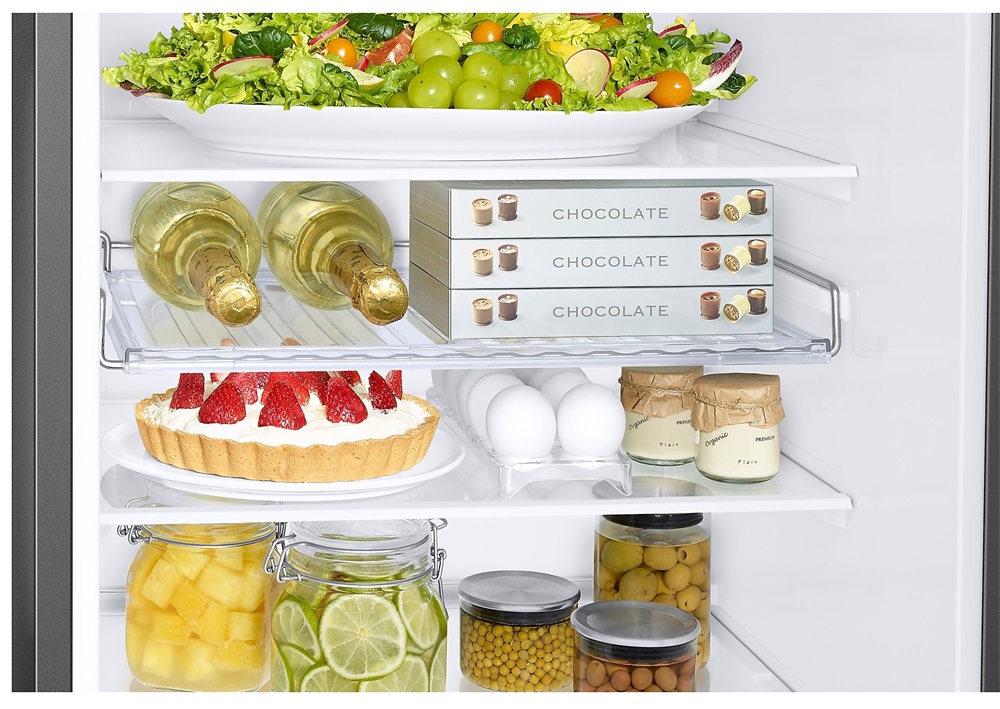 Samsung RB34C632DSA/EF inox, alulfagyasztós, Hűtő:227L, Fagyasztó:114L, hűtőszekrény