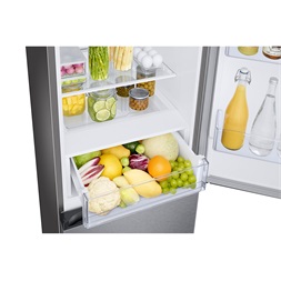 Samsung RB34C670DSA/EF inox, alulfagyasztós, Hűtő:230L, Fagyasztó:114L, hűtőszekrény (Újszerű)