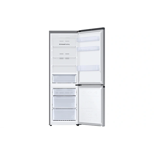 Samsung RB34C670DSA/EF inox, alulfagyasztós, Hűtő:230L, Fagyasztó:114L, hűtőszekrény (Használt - A)