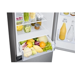 Samsung RB34C670DSA/EF inox, alulfagyasztós, Hűtő:230L, Fagyasztó:114L, hűtőszekrény (Használt - A)