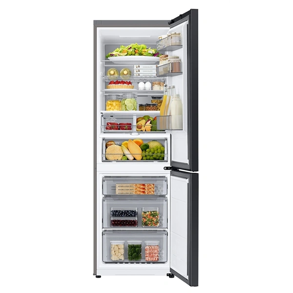 Samsung RB34C7B5D22/EF fekete, alulfagyasztós, Hűtő:230L, Fagyasztó:114L, hűtőszekrény (Használt - A)