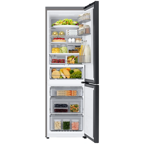 Samsung RB34C7B5D22/EF fekete, alulfagyasztós, Hűtő:230L, Fagyasztó:114L, hűtőszekrény (Használt - A)