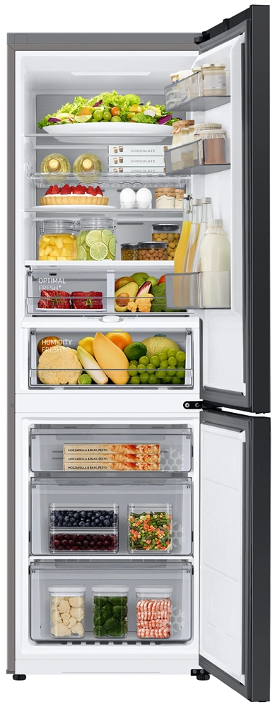 Samsung RB34C7B5D22/EF fekete, alulfagyasztós, Hűtő:230L, Fagyasztó:114L, hűtőszekrény (Használt - A)