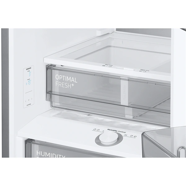 Samsung RB34C7B5D22/EF fekete, alulfagyasztós, Hűtő:230L, Fagyasztó:114L, hűtőszekrény (Használt - A)