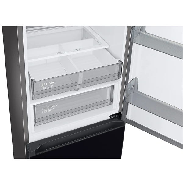 Samsung RB34C7B5D22/EF fekete, alulfagyasztós, Hűtő:230L, Fagyasztó:114L, hűtőszekrény (Használt - A)