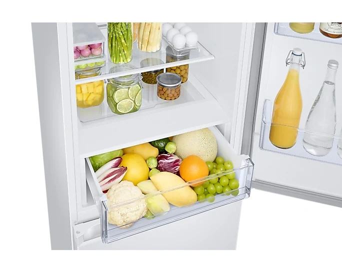 Samsung RB34T670DWW/EF fehér, alulfagyasztós, Hűtő:230L, Fagyasztó:114L, No frost hűtőszekrény (Használt - B)