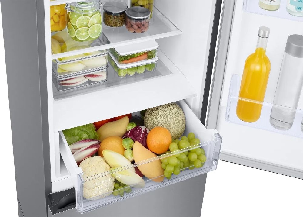 Samsung RB38C600ESA/EF inox, alulfagyasztós, Hűtő:276L, Fagyasztó:114L, hűtőszekrény