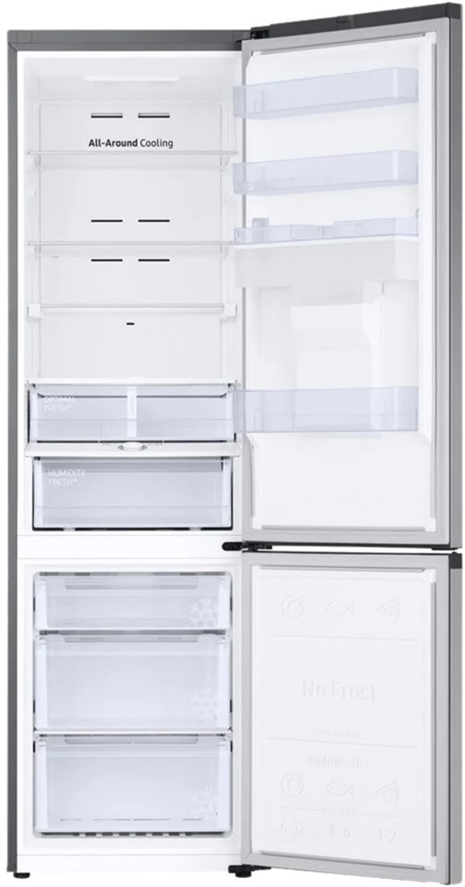 Samsung RB38C634DSA/EF grafit, alulfagyasztós, Hűtő:272L, Fagyasztó:114L, hűtőszekrény