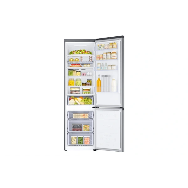 Samsung RB38C672CSA/EF grafit, alulfagyasztós, Hűtő:276L, Fagyasztó:114L, hűtőszekrény (Újszerű)