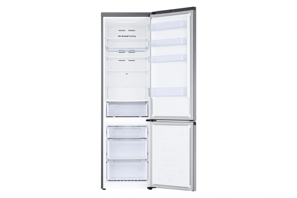 Samsung RB38C672CSA/EF grafit, alulfagyasztós, Hűtő:276L, Fagyasztó:114L, hűtőszekrény (Újszerű)