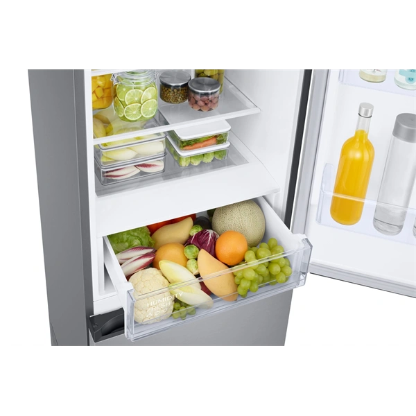 Samsung RB38C672CSA/EF grafit, alulfagyasztós, Hűtő:276L, Fagyasztó:114L, hűtőszekrény (Újszerű)