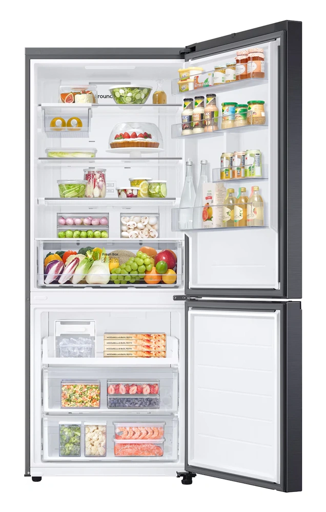 Samsung RB50DG602EB1EO alulfagyasztós, Hűtő:340L, Fagyasztó:168L, hűtőszekrény (Újszerű)