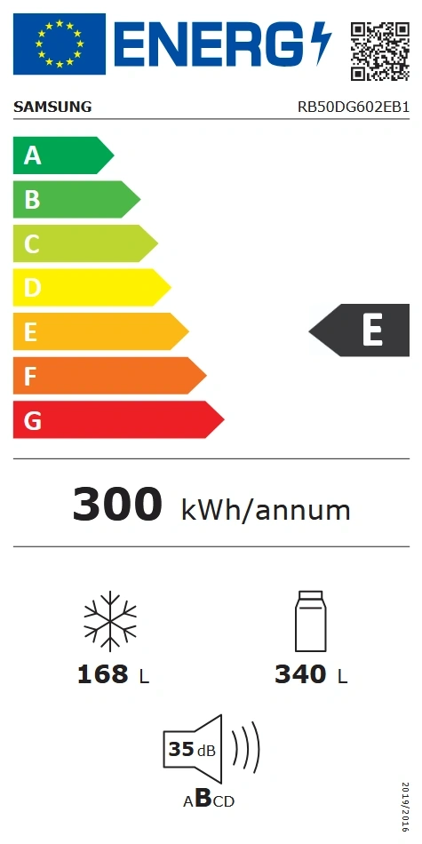 Samsung RB50DG602EB1EO alulfagyasztós, Hűtő:340L, Fagyasztó:168L, hűtőszekrény (Újszerű)
